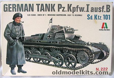 Italaerei 1/35 German Pz.Kpfw.I B Tank, 222 plastic model kit
